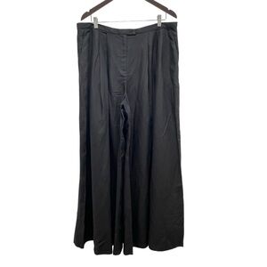 ALIGNE Spray Extra Wide Leg Black Trousers Size 14